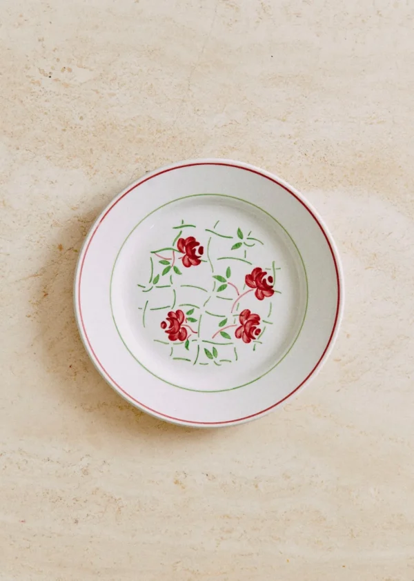Assiettes à Dessert Anciennes, Fleuries-Sezane Online