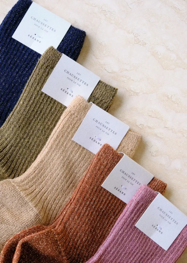 Chaussettes Lurex-Sezane Discount