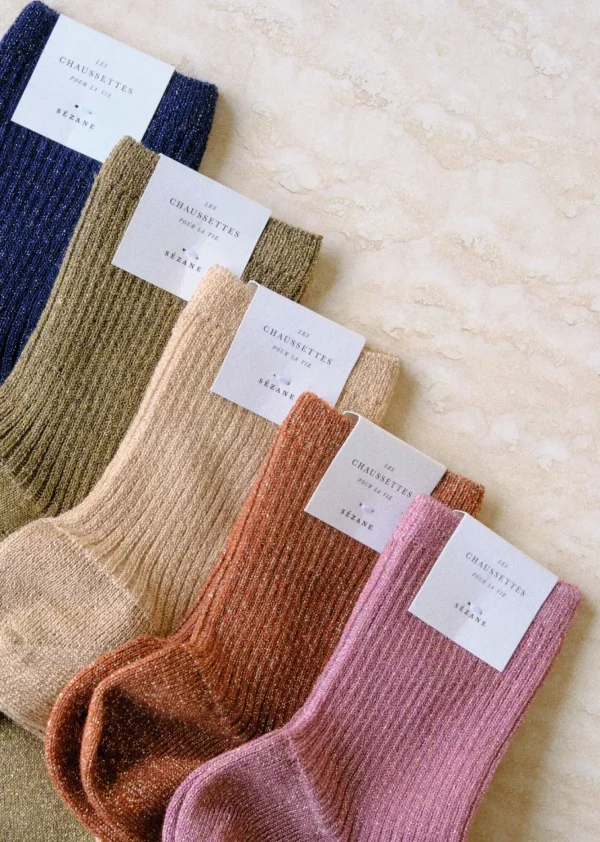 Chaussettes Lurex-Sezane Discount