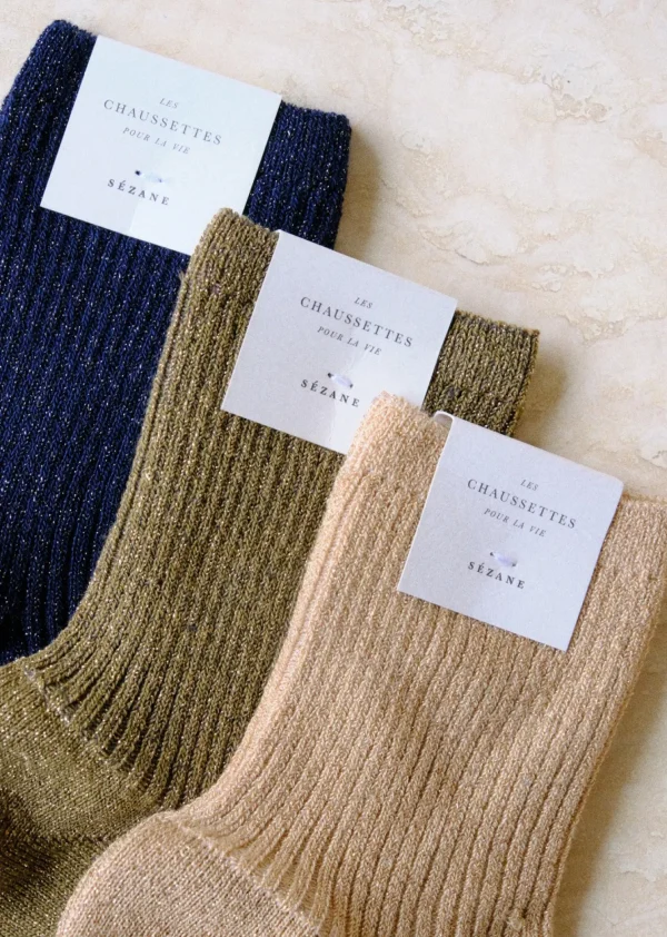 Chaussettes Lurex-Sezane Discount