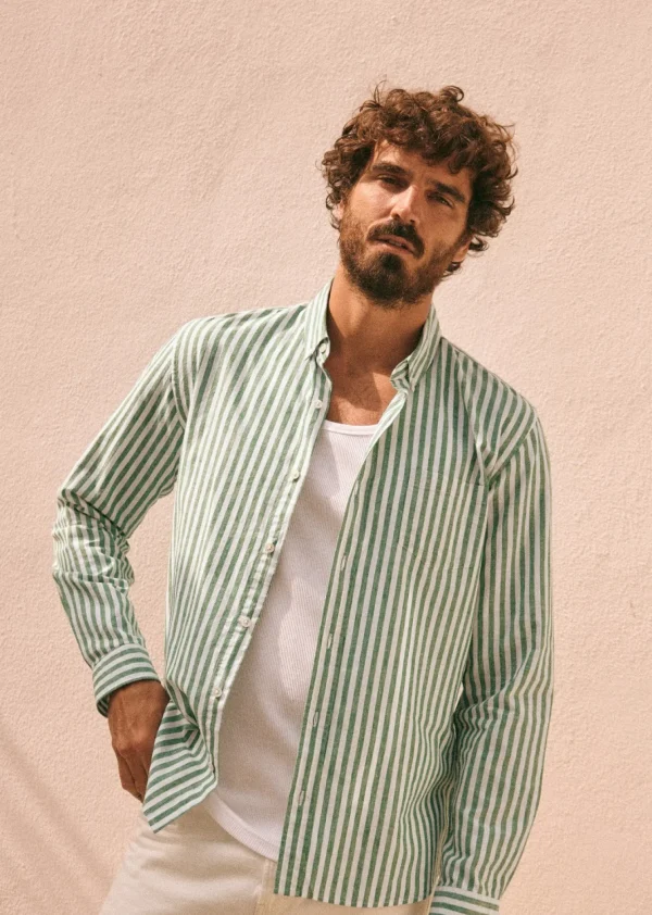 Chemise Charlie Coton Lin-Sezane Clearance