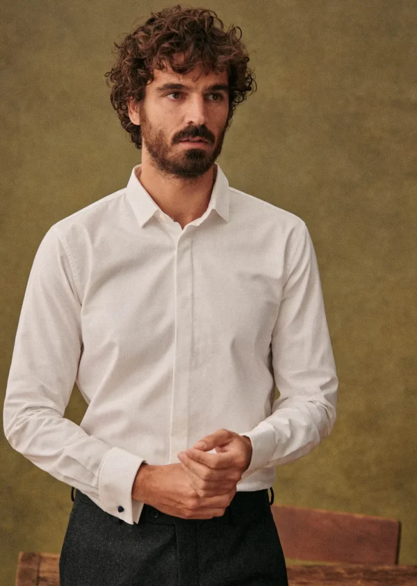 Chemise Garvin Pinpoint-Sezane Cheap