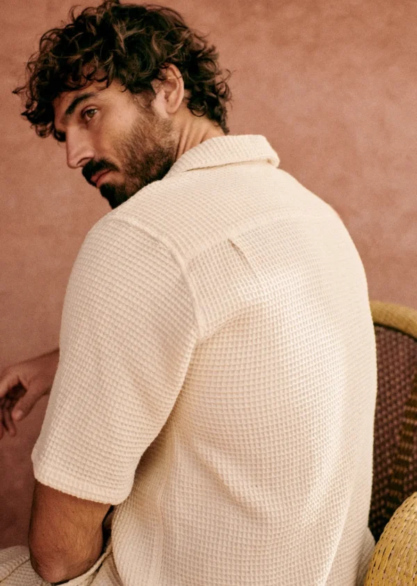 Chemise Holt Gaufrée-Sezane Sale