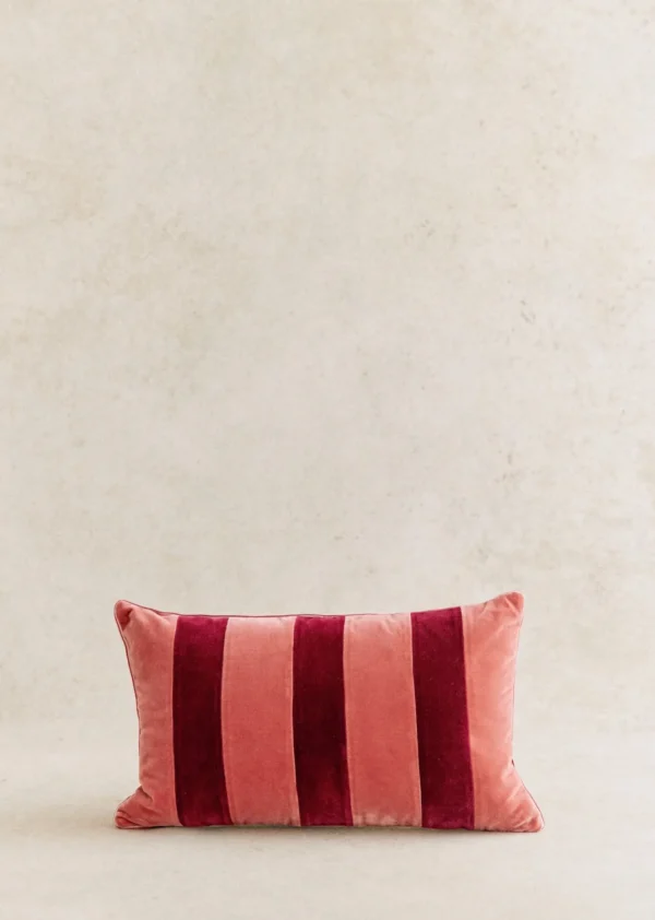 Coussin Rayures Velours - Petit Modèle-Sezane Flash Sale