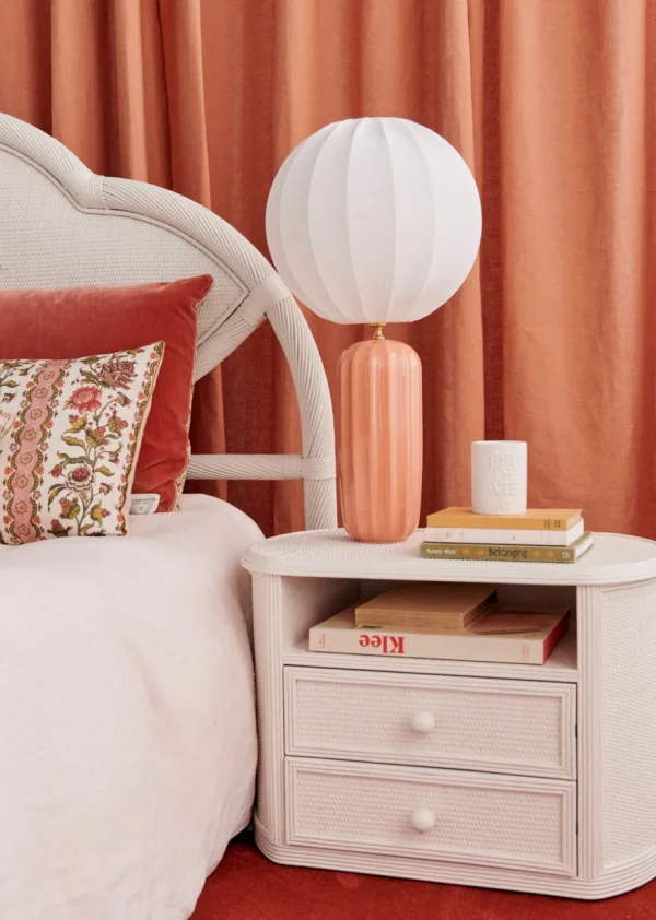 Ensemble De Chambre Vintage : Tête De Lit Et Paire De Chevets-Sezane Cheap