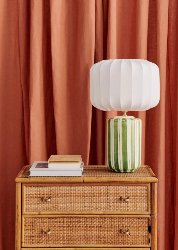 Lampe Mezzo - Rayé Vert-Sezane Online