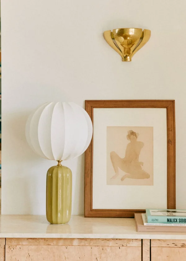 Lampe Traviata - Vert Olive-Sezane Fashion