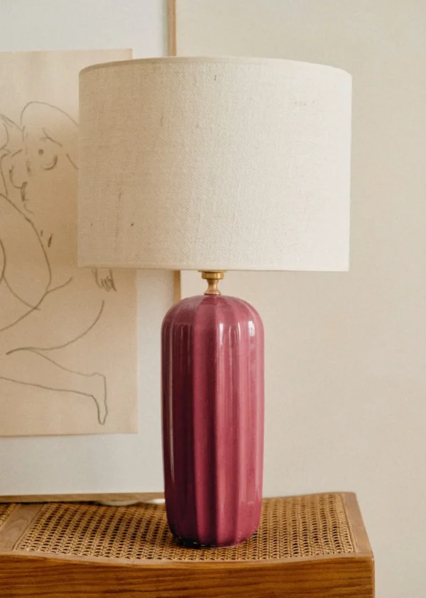 Lampe Traviata Grand Modèle - Framboise-Sezane Cheap