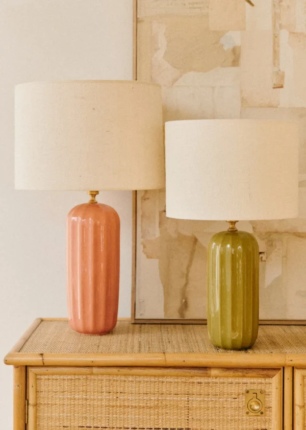 Lampe Traviata Grand Modèle - Rose Amalfi-Sezane Clearance