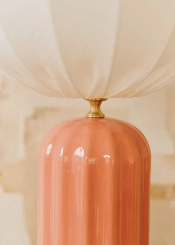 Lampe Traviata Grand Modèle - Rose Amalfi-Sezane Clearance