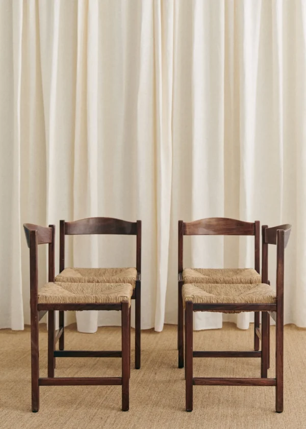 Lot De 4 Chaises Italiennes Années 1970-Sezane Outlet