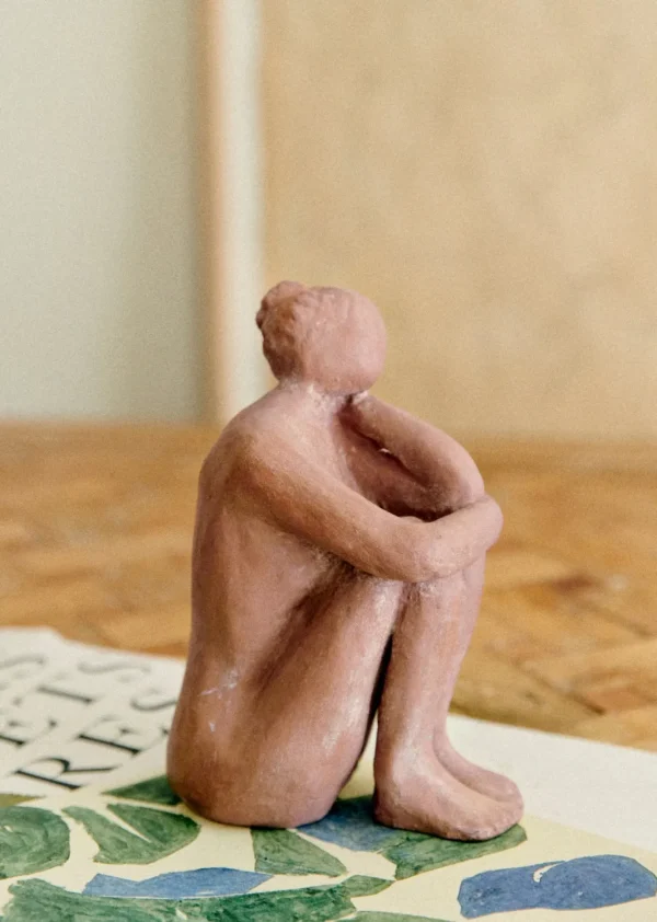 Sculpture Guénolée Courcoux - Femme Dans Ses Pensées Petit Modèle-Sezane Cheap
