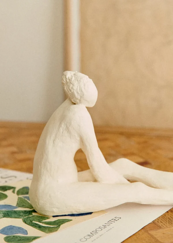 Sculpture Guénolée Courcoux - Femme Jambes Allongées Grand Modèle-Sezane Cheap