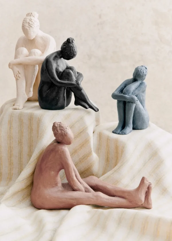 Sculpture Guénolée Courcoux - Femme Dans Ses Pensées Petit Modèle-Sezane Online