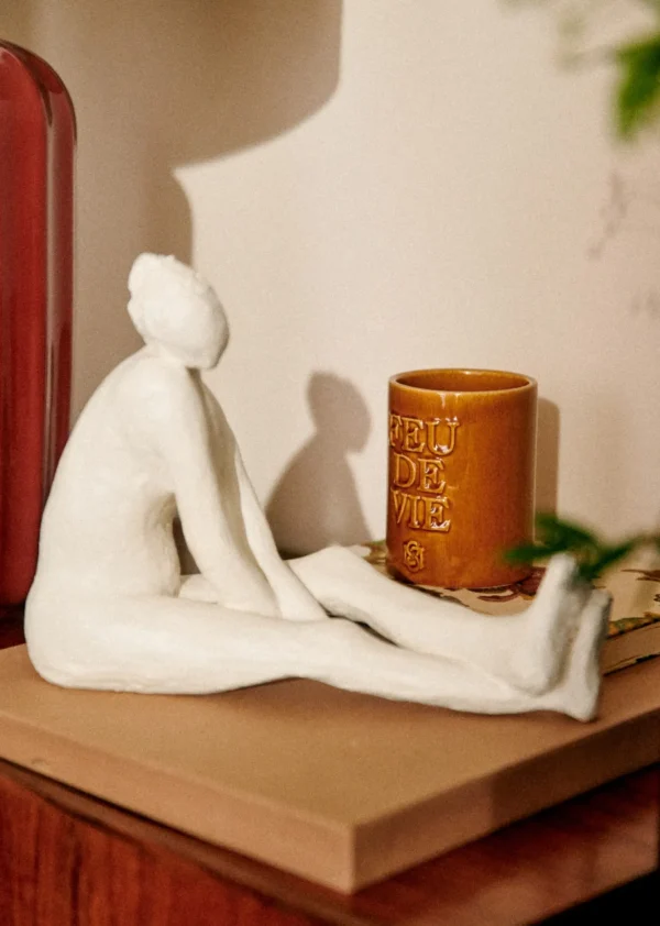 Sculpture Guénolée Courcoux - Femme Jambes Allongées Grand Modèle-Sezane Cheap