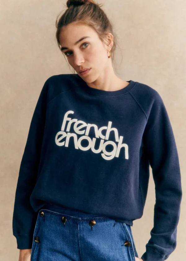 Sweat-Shirt French Enough-Sezane Cheap