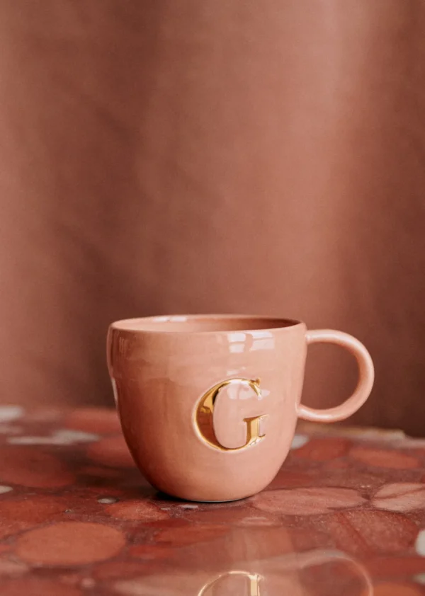 Sézane Maison - Mug Appolline Blush-Sezane Fashion