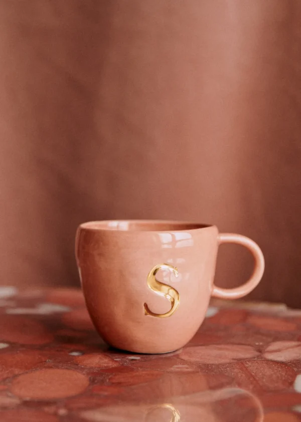 Sézane Maison - Mug Appolline Blush-Sezane Fashion