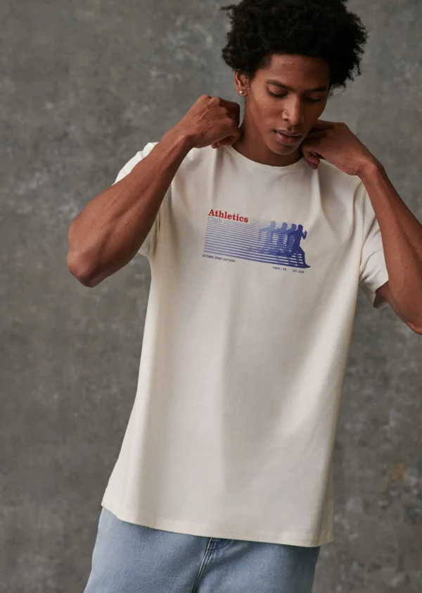 T-Shirt Athletics Club-Sezane Clearance