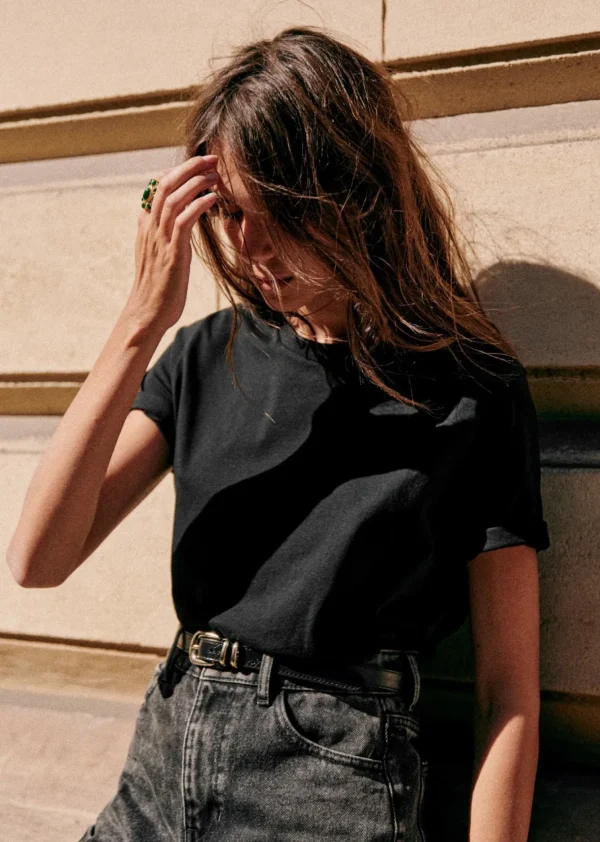 T-Shirt Conrad-Sezane Flash Sale