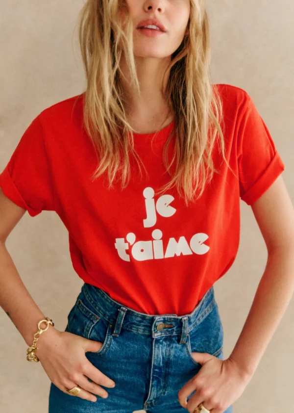T-Shirt Je T'aime - Création Rose-Sezane Fashion