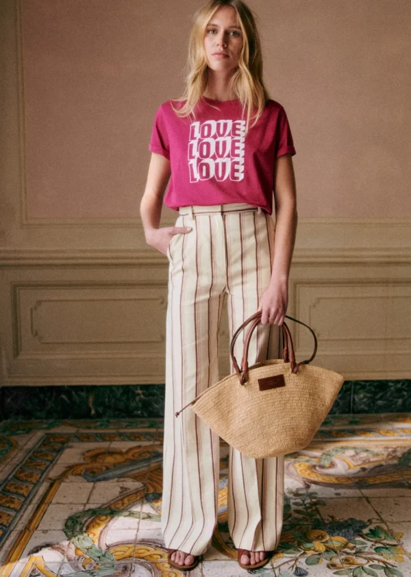 T-Shirt Love Love Love-Sezane Best Sale