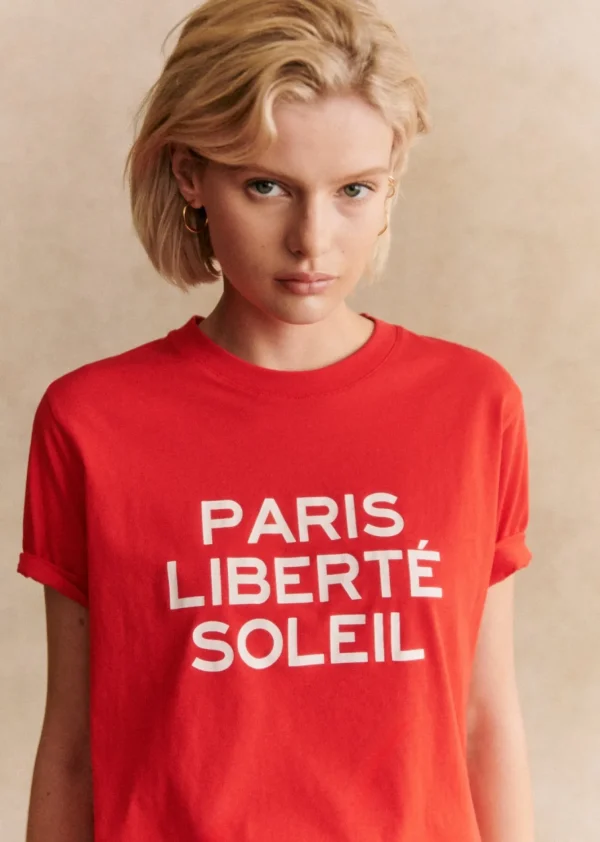 T-Shirt Paris Liberté Soleil-Sezane Hot